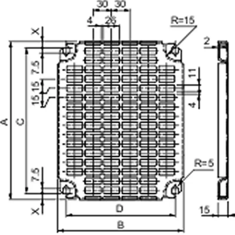 Ověřený SCHNEIDER NSYMR86 Montážní panel perforovaný 800x600mm