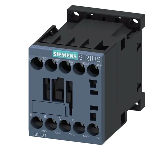 Super Cena SIEMENS 3RH2122-1BB40 CONTACTOR RELAY, 2NO+2NC, DC 24V, SIZE S00, SCREW TERMINAL