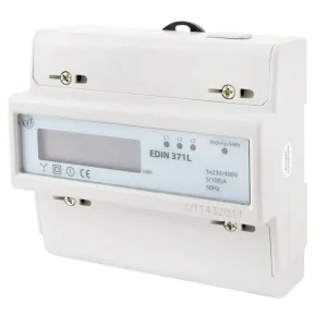 ELEMAN 1008860 Elektroměr EDIN 371L, 100A, 7mod., LCD, 3-fáz., 1-tar., podružný Expresní Doručení