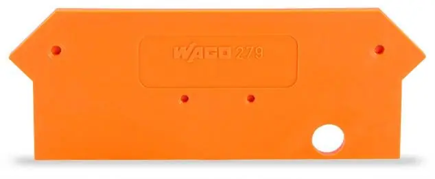 WAGO 279-317 Koncová přepážka 2mm oranžová Sleva