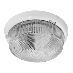 Top Prodej PANLUX SNG-100 Svítidlo přisazené GENTLEMAN 100W E27 max.100W pr.240x83mm plast/sklo čiré IP44 bílá