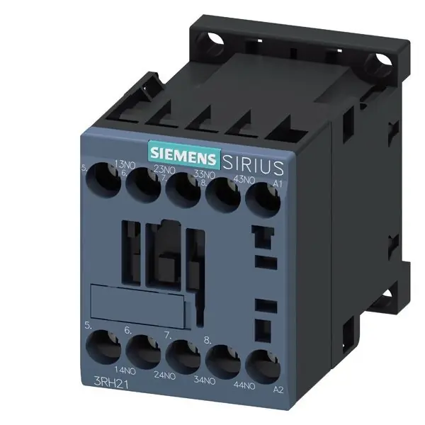 SIEMENS 3RH2140-1AP00 CONTACTOR RELAY, 4NO, AC 230V, 50/60 HZ, SIZE S00, SCREW TERMINAL Cenově Výhodný