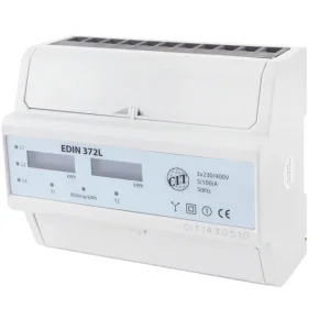 Tovární Cena ELEMAN 1008880 Elektroměr EDIN 372L, 100A, 7mod., LCD, 3-fáz., 2-tar., podružný