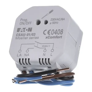 Výprodej EATON 240695 CSAU-01/03 RF Spínací aktor dvojpólový 6 A / 230 VAC (spíná L a N)