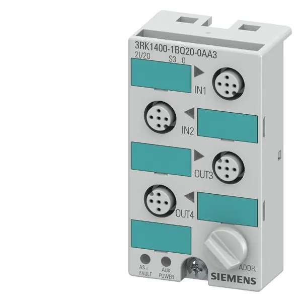 SIEMENS 3RK1400-1BQ20-0AA3 AS-INTERFACE COMPACT MOD. K45, Dokud Zásoby Vydrží