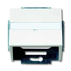 Zlevněný ABB 2CKA001724A4307, FUTURE Kryt zásuvky kom., s pop.polem; mechová bílá; 1758-884