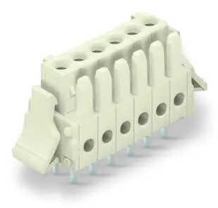 Nízká Cena WAGO 734-466/037/000 Konektor THT 6pin do PCB s ochranou proti přepólování sv.šedá