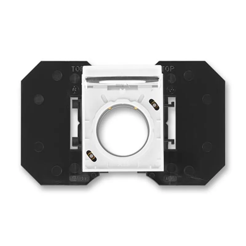 ABB 5530E-A67107 03, ELEMENT Zásuvka centrálního vysávání, se zákl.; bílá/bílá Originální