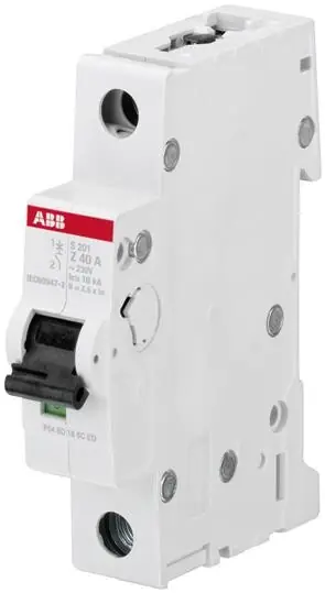 ABB ELSYNN Jistič S201-Z1 1-pól. 1A,char.Z, 6kA *2CDS251001R0218 Akční Nabídka
