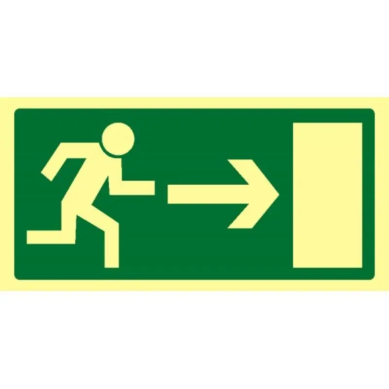 STRO.M FLZ01-21-06 Únikový východ vpravo 30x15cm (plast) Časově Omezené