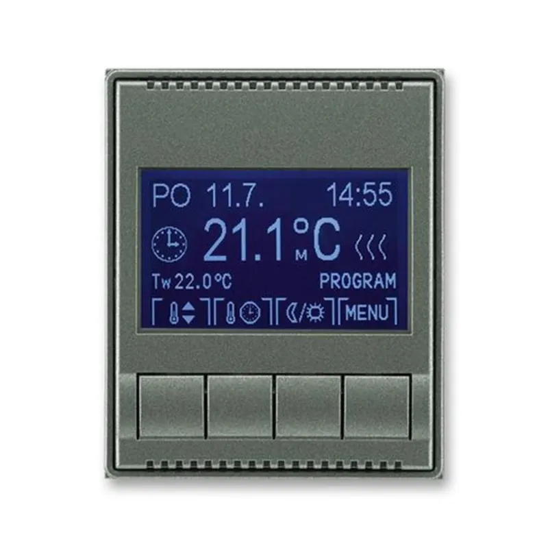 ABB 3292E-A10301 34, TIME Termostat univerzální programovatelný; antracitová Profesionální