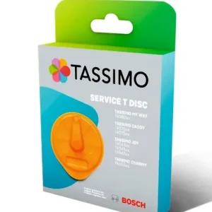 Tassimo Bosch Braun SERVICE T-DISC originál servisní čistící pro kávovary v oranžové barvě Finální Výprodej