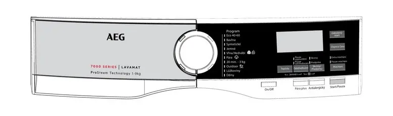 Aeg Electrolux Zanussi 140208613012 přední panel pračky Akce