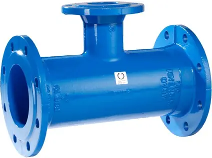 Zlevněný T-kus DN 200 / 80 TL epoxid přírubová odbočka 8-děr GSK