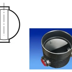 Záruka V Ceně Dno šachtové KG 300 x   425 T1 průtočné TEGRA