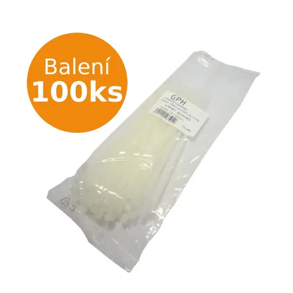 Expresní Doručení Stahovací páska 360 x 4,8 mm bílá / 100ks