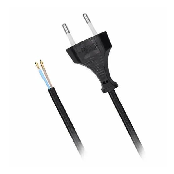 Flexo šňůra 2x0.75mm, 2m, černá/PVC Bezpečná Platba