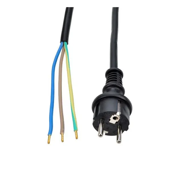 Odeslání Ihned Flexo šňůra 3x2.5mm, 2.5m, černá/guma