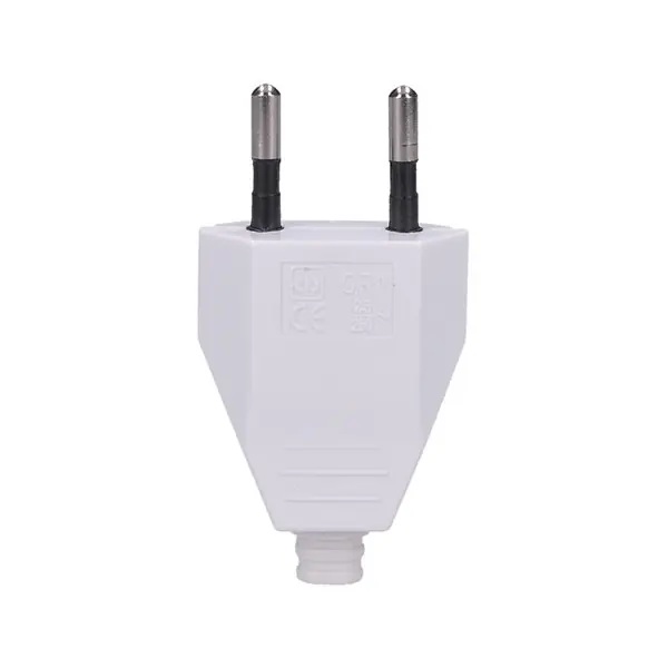 Dokud Zásoby Vydrží Vidlice zástrčka přímá plochá 230V, bílá