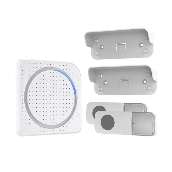 Pouze Dnes Bezdrátový zvonek do zásuvky Solight 1L67DT, 2 tlačítka, 200m, bílý, learning code