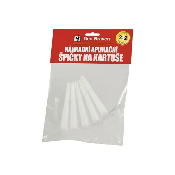 Náhradní aplikační špičky na kartuše 3+2 zdarma Den Braven Ruční Výroba