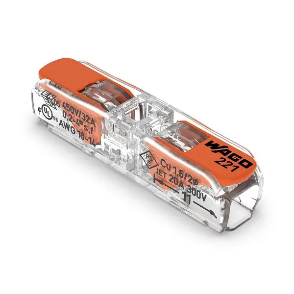 Zlevněný WAGO svorka průběžná s páčkou Inline 221-2411, 2x4mm