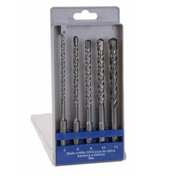 Sada vidiových vrtáků 5-12mm FESTA SDS+, 5ks Poslední Šance