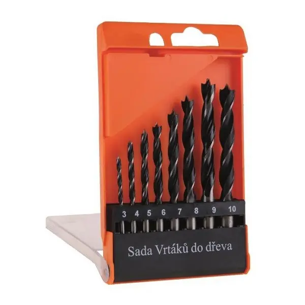 Sada vrtáků do dřeva 3-10mm FESTA, 8ks Akční Nabídka