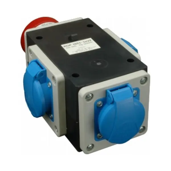 Značkový Rozdvojka 400V - 3x zásuvka 230V, IP44