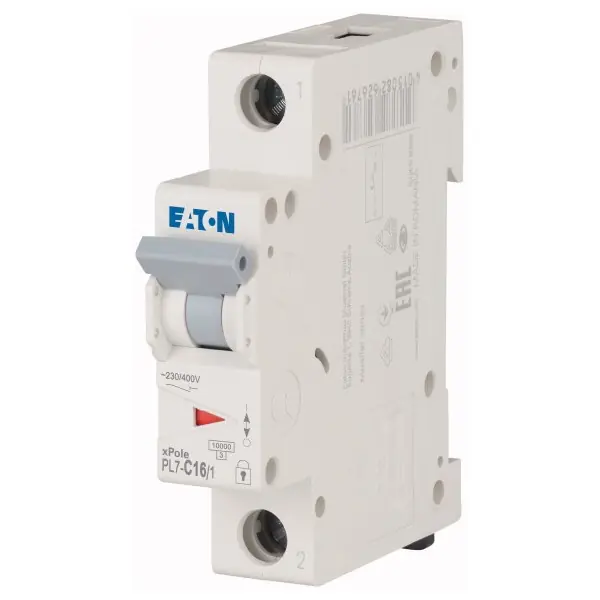 Jistič 16A jednofázový Eaton PL7-C16/1/10kA Zlevněný