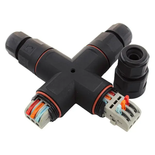 Kabelová spojka vodotěsná, typ X, 3x2,5 mm, IP68, bezšroubová - WAGO Nakupujte Hned