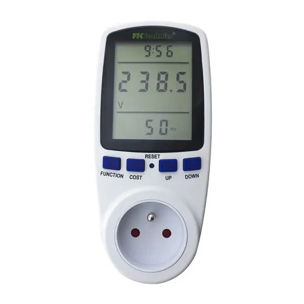 Elektroměr do zásuvky FK1500, velký displej Exkluzivní