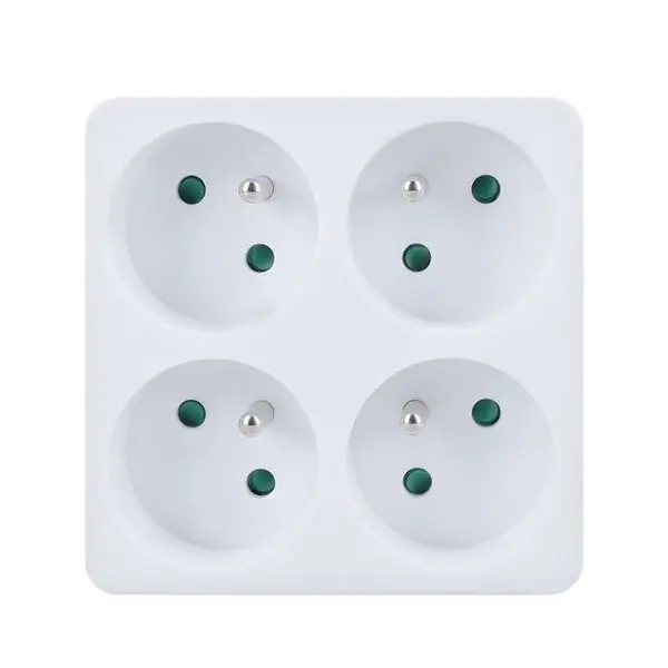 Nakupujte Hned Rozbočka do zásuvky 230V, 4x10A bílá