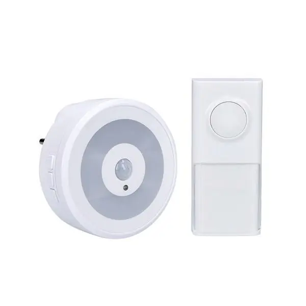 Velkoobchod Bezdrátový zvonek do zásuvky Solight 1L72 s nočním světlem, 250m, bílý, learning code