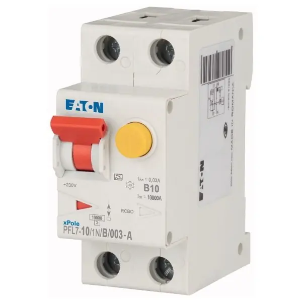 Nakupujte Hned Proudový chránič s jističem 10A EATON PFL7-10/1N/B/003-A