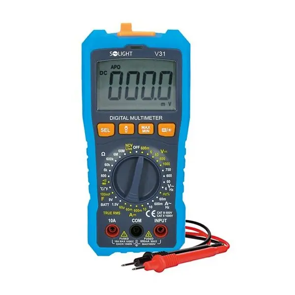 Multimetr digitální V31 max.1000V/10A, odpor, kapacita, frekvence, NCV, true RMS Výhodná Nabídka