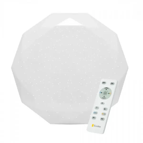 LED stropní světlo s dálkovým ovládáním DIAMANT 50cm, 50W, 4100lm, 3000-6000K, star efekt Koupit Online