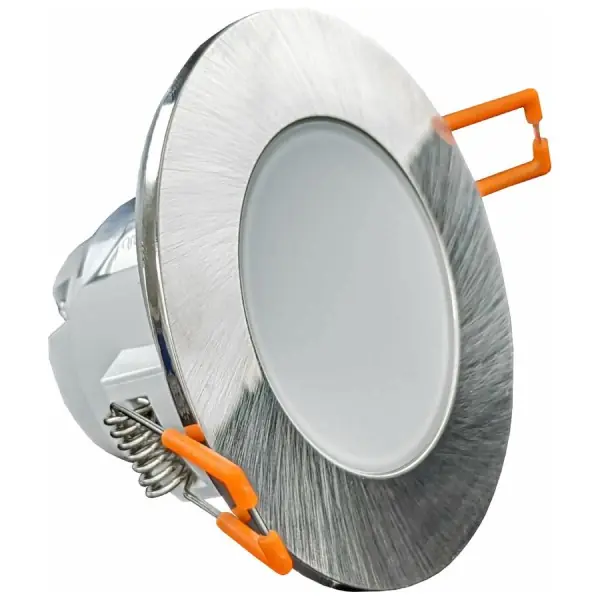 Časově Omezené LED bodovka 230V BONO-R 9cm, 5W, 330lm, 3000K, IP65, chrom