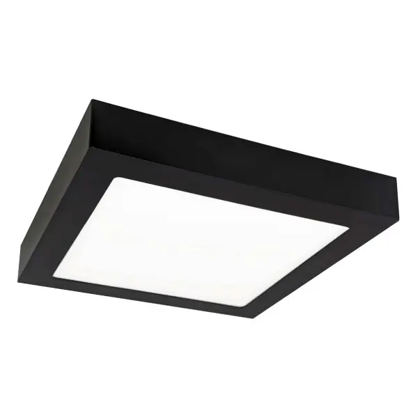 Koupit Online LED panel přisazený FENIX-S 23x23cm, 18W, 2800K, černá