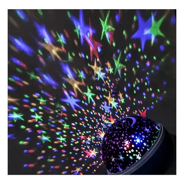 LED projekční koule, multicolor, 9 režimů, otáčení, USB, 4xAAA Odeslání Ihned