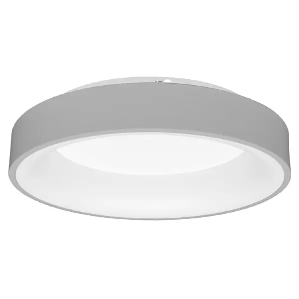 LED stmívatelné stropní svítidlo s dálkovým ovladačem NEST 45cm, 40W, 2600lm, šedé Zlevněný