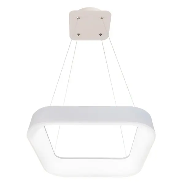 LED lustr na dálkové ovládání NEST 45x45cm, 40W, 2600lm, stmívatelný, bílý Přímo Od Výrobce