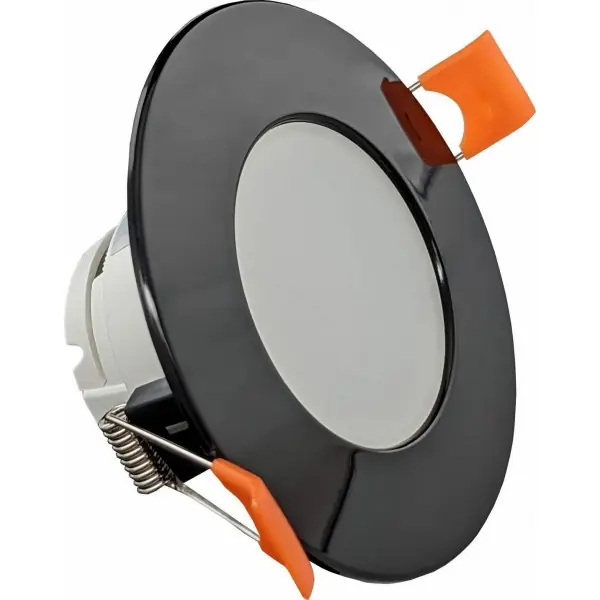 Autentický LED bodovka 230V BONO-R 9cm, 7W, 660lm, 4000K, IP65, černá