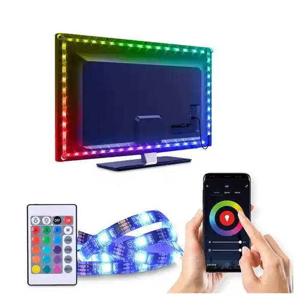 Chytrý RGB LED pásek za TV 4x50cm, USB, dálkový ovladač Objednat Nyní