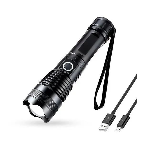 LED nabíjecí svítilna 1000lm, fokus, 2800mAh Li-Ion, USB Omezená Nabídka