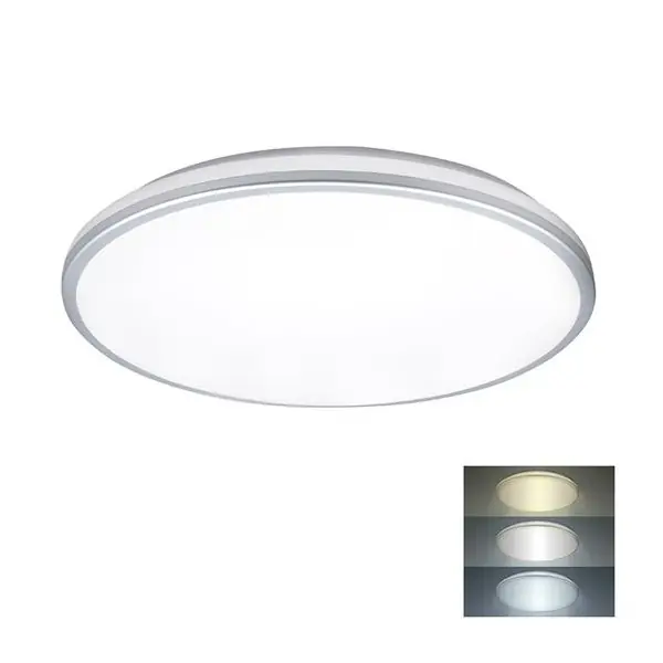 LED stropní svítidlo WO797 38cm, 24W, CCT, 2150lm, IP54 Super Cena