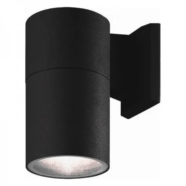 Venkovní světlo LEMMY-R Black GU10 černé, 7W, IP44, nástěnné Trendový