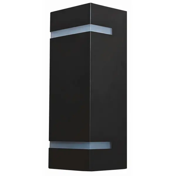 Jen Po Omezenou Doba Venkovní světlo na fasádu BRICK Black 2xGU10, IP44, černé