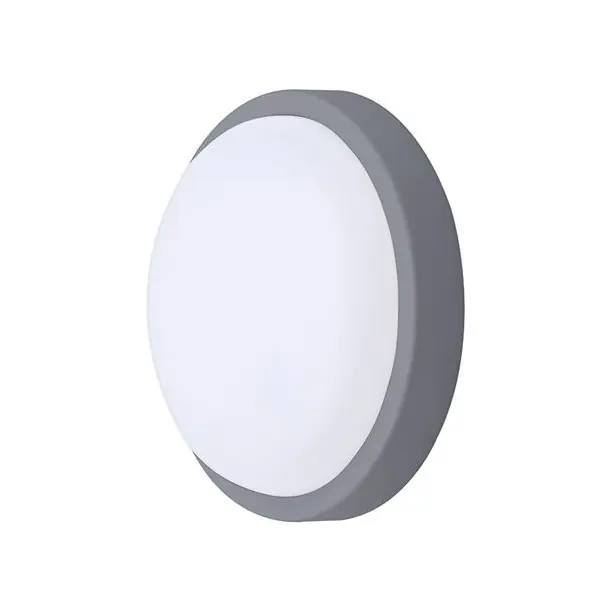 LED svítidlo WO745-G 17cm, 13W, 910lm, 4000K, IP54, šedé Aktuální