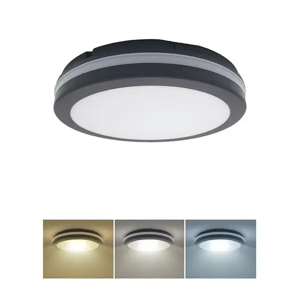 LED stropní svítidlo s nastavitelnou CCT, 30cm, 18/22/26W, 2210lm, IP65 Finální Výprodej